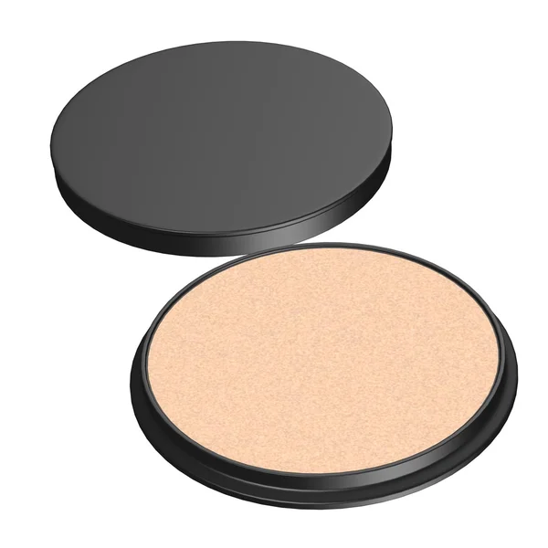 stock image 3d render of powder (makeup)