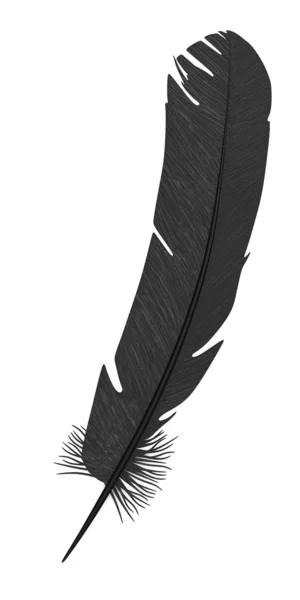 3d render of bird quill — Stock Photo, Image