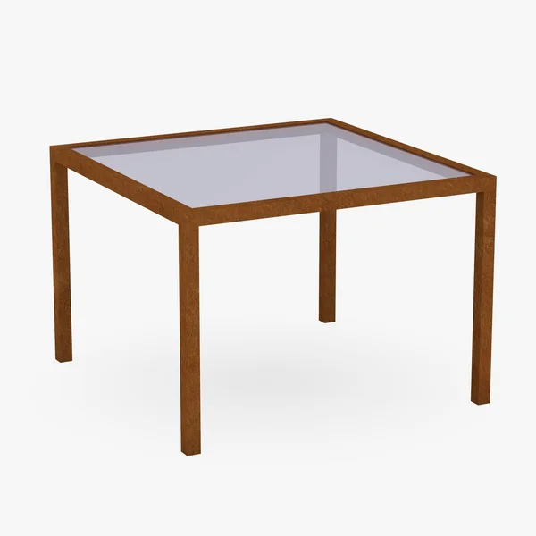 3d renderizado de mesa de restaurante — Foto de Stock
