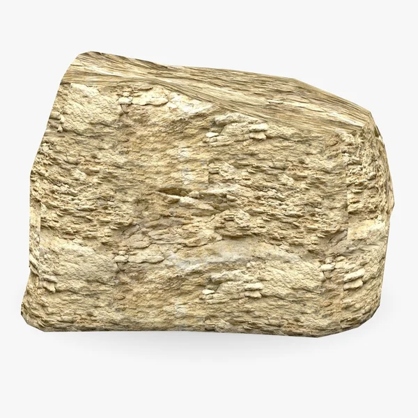 3D renderowania kamień Rock — Zdjęcie stockowe