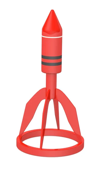 3d render of fireworks rocket — Stock Photo, Image