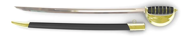 セイバー剣の 3 d レンダリング — ストック写真