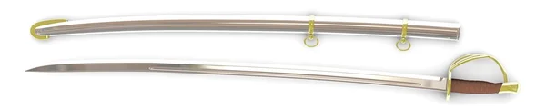 3d render of sabre sword — Stock Photo, Image