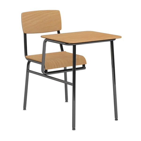 3D render okul sandalye — Stok fotoğraf