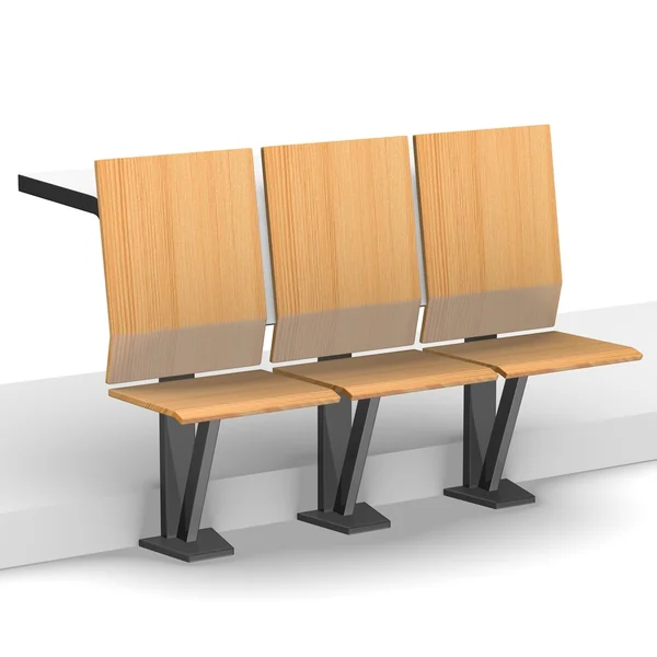 3D vykreslení školní židle — Stock fotografie