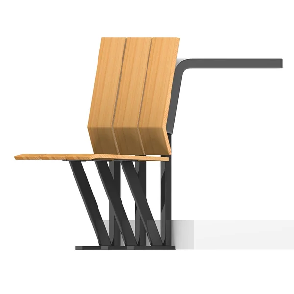 3d візуалізація шкільного стільця — стокове фото