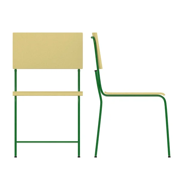 3d renderização de cadeira de escola — Fotografia de Stock