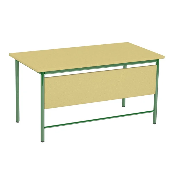 3d renderizado de mesa escolar — Foto de Stock