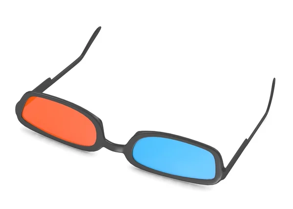 3D καθιστούν ειδικά στερεοσκοπικά γυαλιά — Φωτογραφία Αρχείου