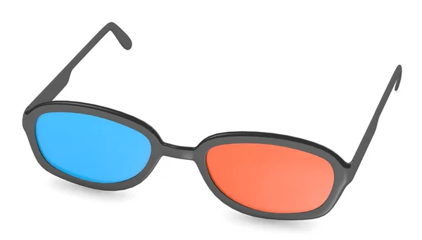 立体眼镜的 3d 呈现器 — 图库照片