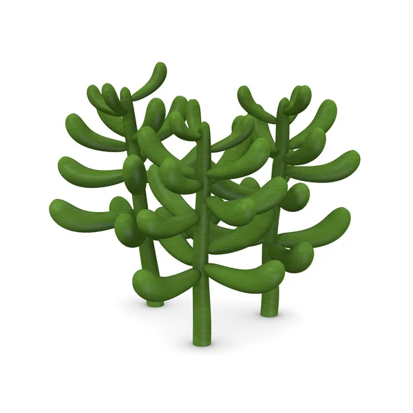 3D render pozsgás növény — Stock Fotó