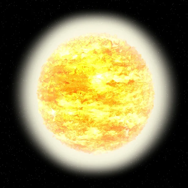 3d render of sun ball — Stock Photo, Image