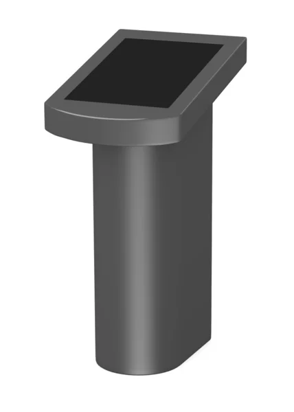 3D renderizado de terminal con pantalla — Foto de Stock