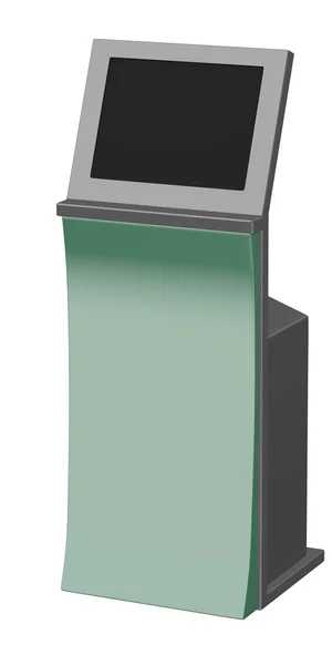 3d render of terminal with screen — Stock Photo, Image