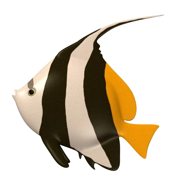 Render 3D ryb tropikalnych — Zdjęcie stockowe
