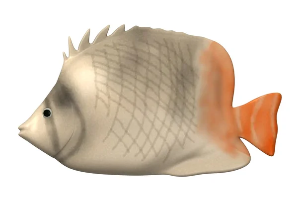 3d 呈现器的热带鱼 — 图库照片