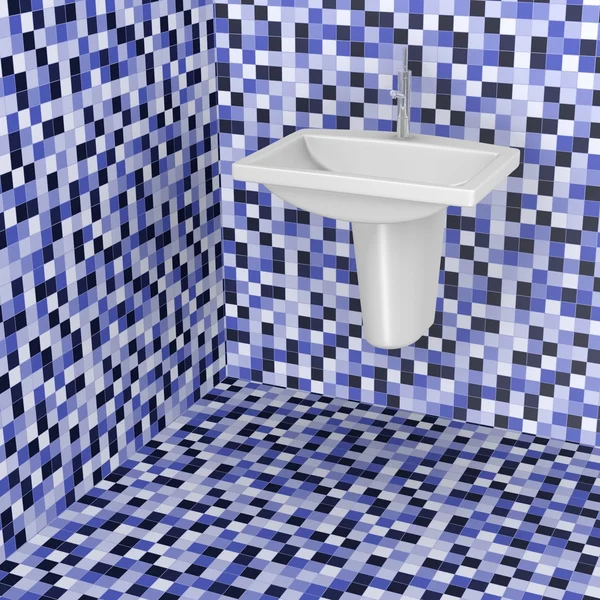 3D render fürdőszoba csempe — Stock Fotó