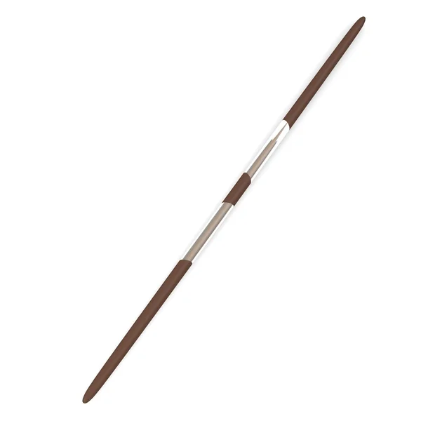 3d render of two handed spear — Stock Photo, Image