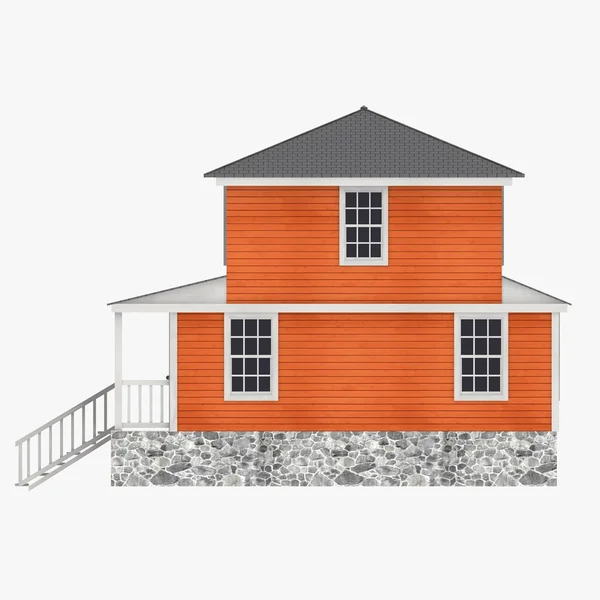 3d render of US house — Stock Photo, Image