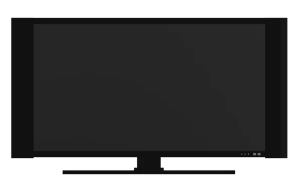 3d renderização de tv widescreen — Fotografia de Stock