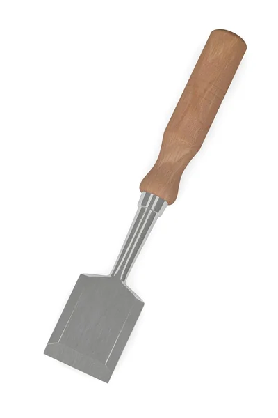 3d render of wood chisel — Stock Photo, Image