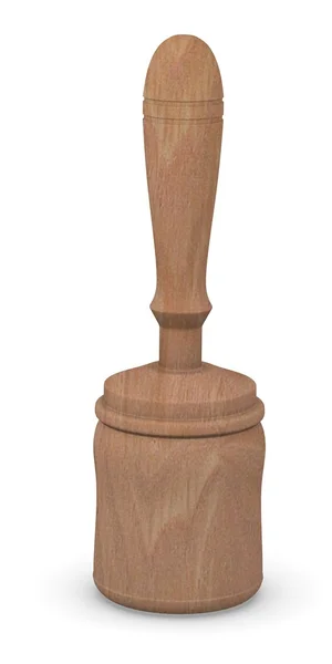 3d renderizado de mazo de madera — Foto de Stock