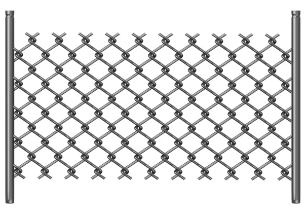 3D рендеринг цепной ограды — стоковое фото