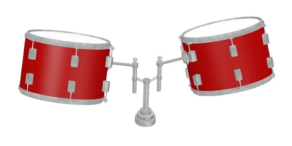 3D рендеринг барабанного инструмента — стоковое фото