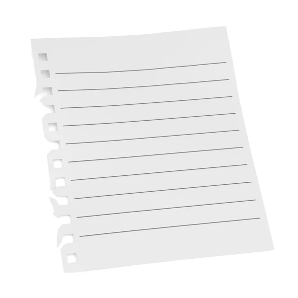 3d render of small paper for notes — Stock Photo, Image