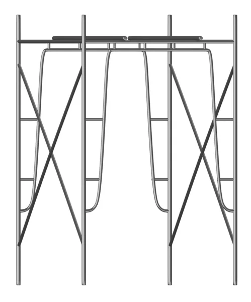Representación 3d de andamios de construcción —  Fotos de Stock