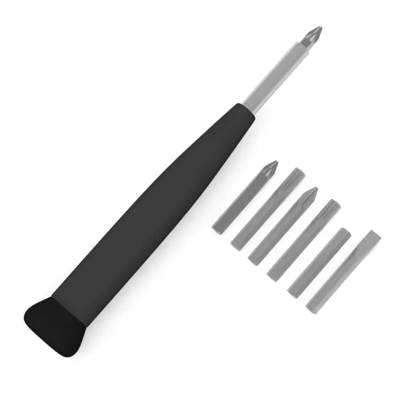 3d rendering di cacciavite (utensile ) — Foto Stock