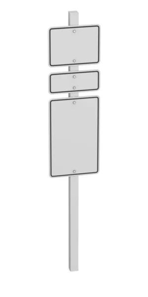 交通標識の 3 d レンダリング — ストック写真