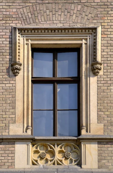 Gamla fönster medeltida — Stockfoto