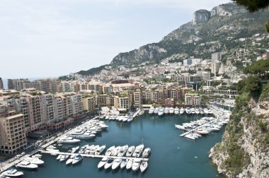 Yachts Monaco Coastline clipart