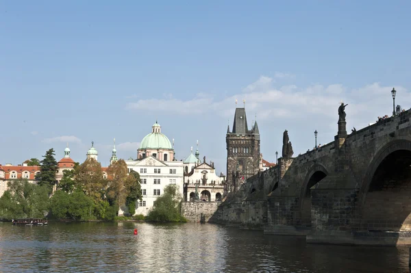 stock image Charles Bridge Attractions