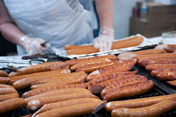 stock image Chef Bratwursts