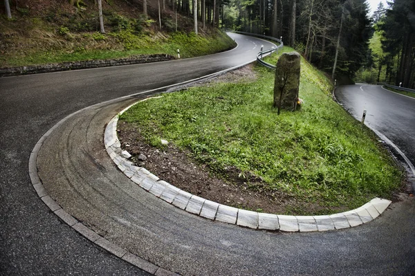 Winding roadway in Baden, Germany. — Stock Photo, Image