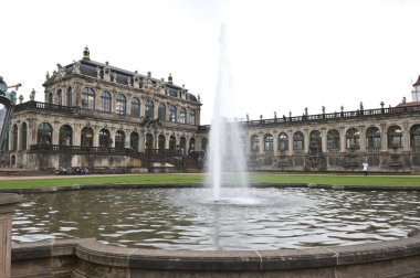 Dresden Palace Fountain clipart