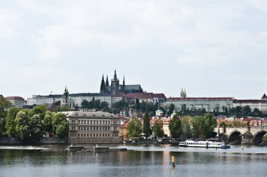 Panoramic Prague clipart