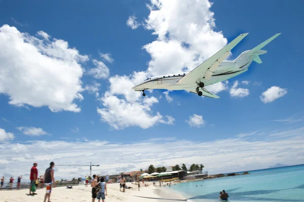Pláž velké letadlo — Stock fotografie