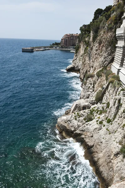 Monaco Medelhavet kust — Stockfoto