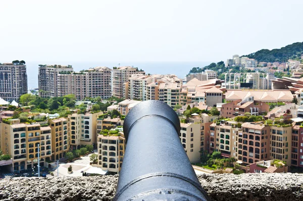 Czarny armata Monako — Zdjęcie stockowe