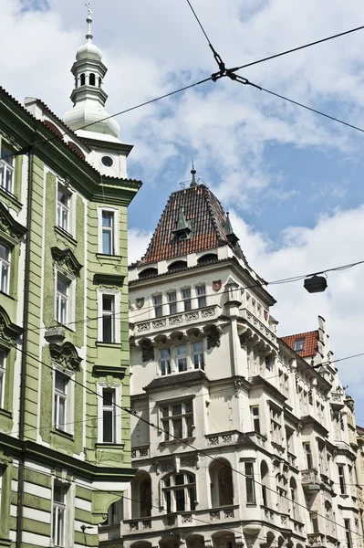Prag binalar kapatın — Stok fotoğraf