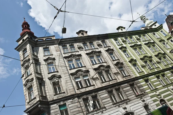 Electrical Prague Buildings — Stock Photo, Image