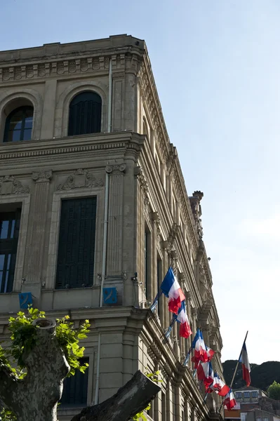 Linha de bandeira francesa — Fotografia de Stock