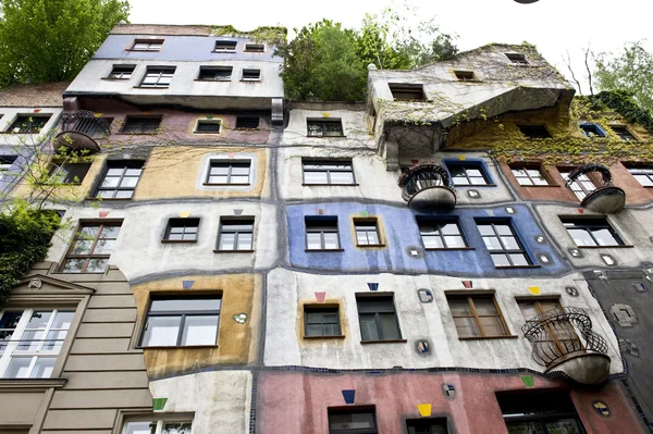 Hundertwasser house Vídeň — Stock fotografie