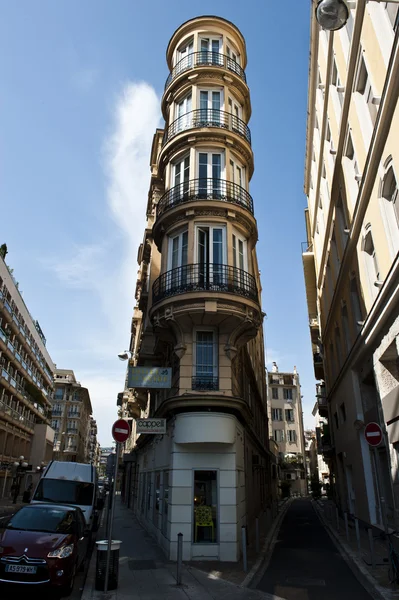 Narrow Cylinder European Building — Stock Photo, Image