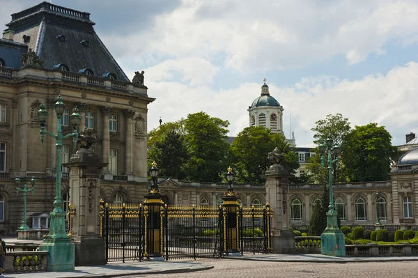 Lado Palacio Real de Bruselas — Foto de Stock