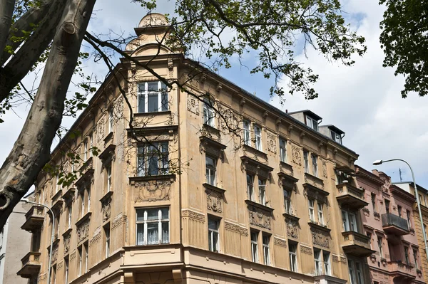 三大布拉格公寓 图库图片