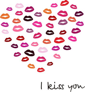 I kiss you clipart